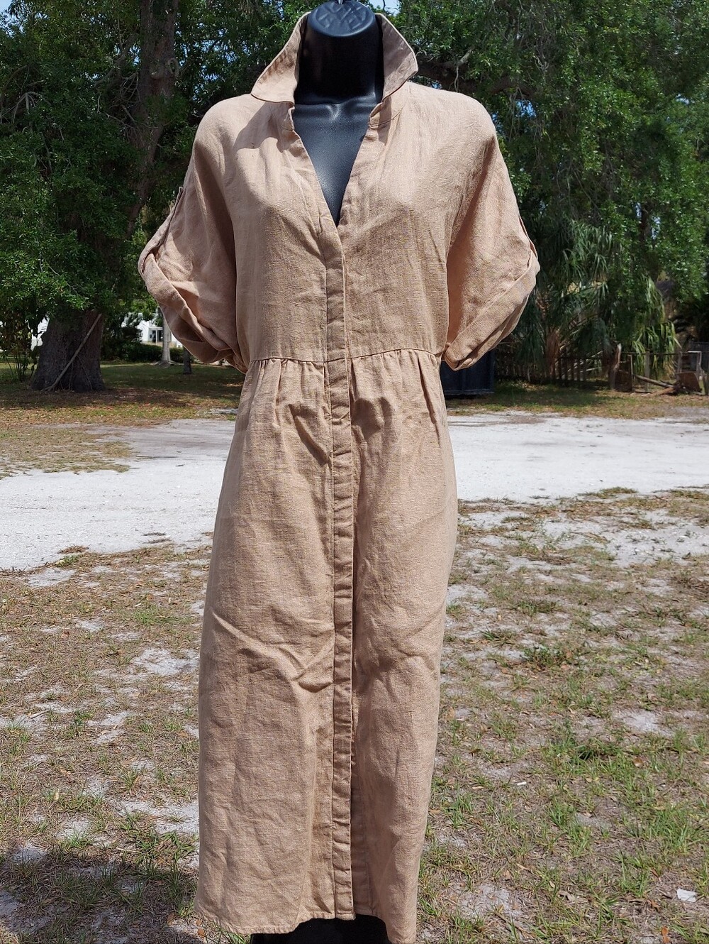 Chico's Dress. Linen. Light Pink Pillowcase - Soft Solid Color